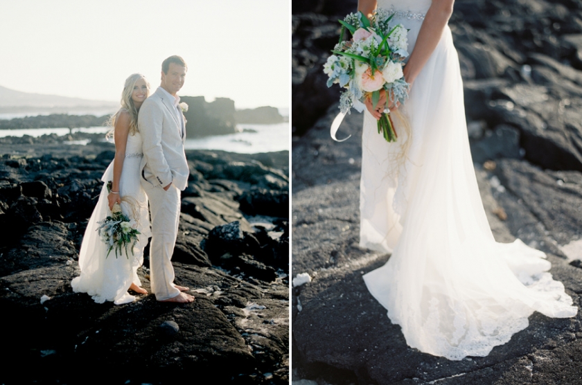 Hawaii Kikaua Point ~ Shipwreck-inspired Big Island Wedding » Kona 